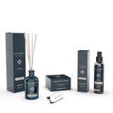 Diffusore a Bastoncini 250ml + Profumatore auto + Profumo Spray per Ambienti 150ml (Fragranza a Scelta)