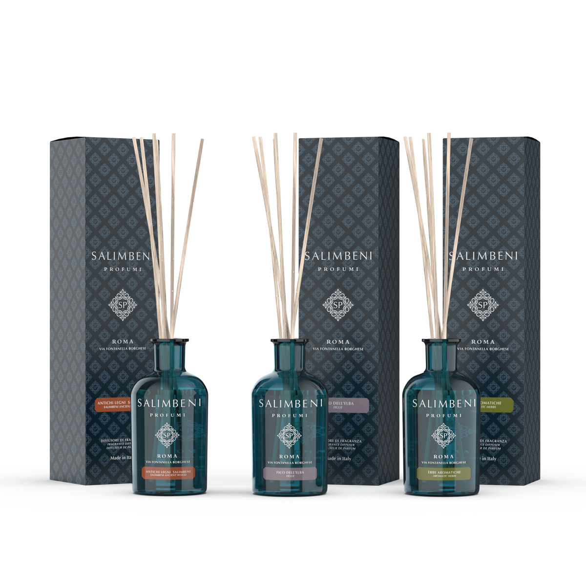 Antichi Legni Salimbeni 100 ml + Fico dell'Elba 100 ml + Erbe Aromatiche 100 ml