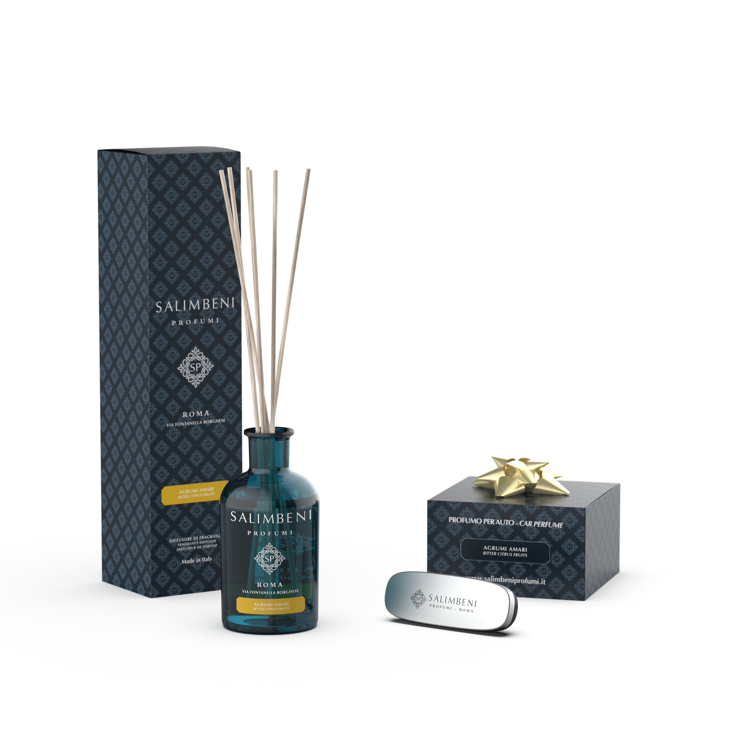 Diffusore a Bastoncini 100 ml (FRAGRANZA A SCELTA) + Profumatore per Auto nella stessa fragranza in PROVA OMAGGIO