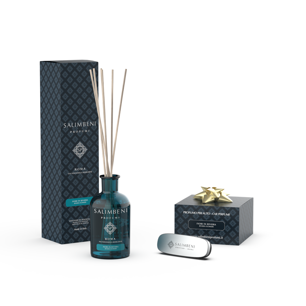 Diffusore a Bastoncini 100 ml (FRAGRANZA A SCELTA) + Profumatore per Auto nella stessa fragranza in PROVA OMAGGIO