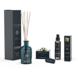 Diffusore a Bastoncini 250ml + Profumatore auto + Profumo Spray per Ambienti 150ml (Fragranza a Scelta)