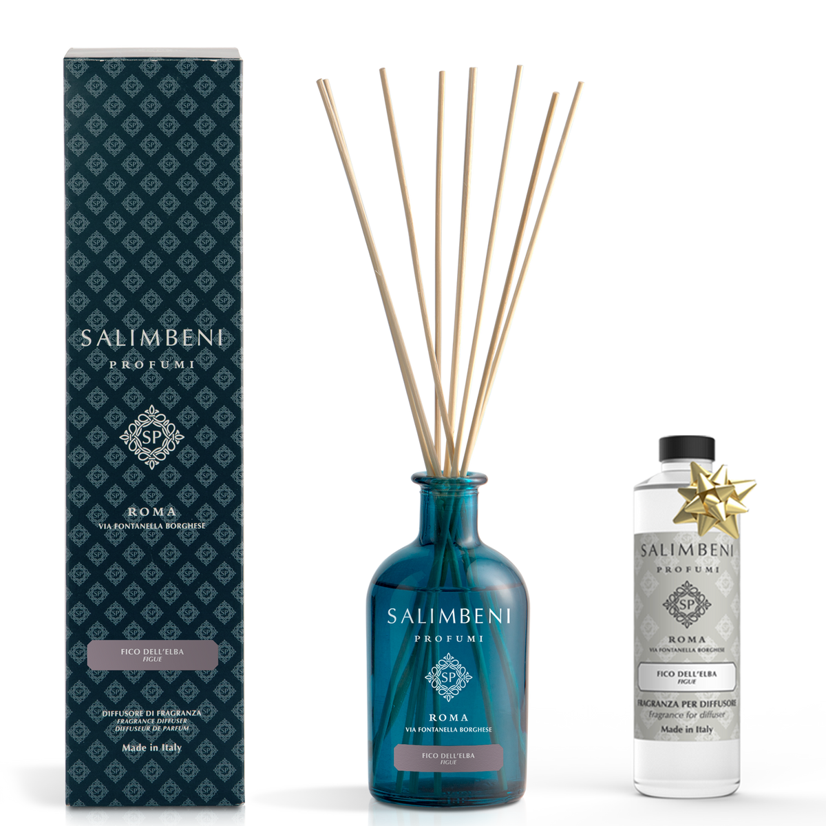 Diffusore a Bastoncini 250 ml (FRAGRANZA A SCELTA) + Ricarica Ambiente 250ml (STESSA FRAGRANZA) in PROVA OMAGGIO