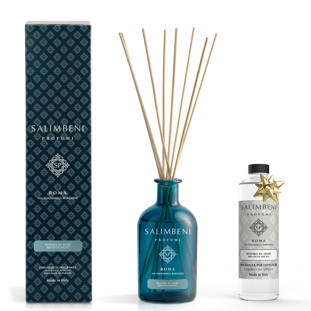 Diffusore a Bastoncini 250 ml (FRAGRANZA A SCELTA) + Ricarica Ambiente 250ml (STESSA FRAGRANZA) in PROVA OMAGGIO