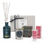 Confezione Regalo Premium A SCELTA (Diffusore a Bastoncini 250 ml + Candela Profumata 190gr + Crema Profumata per Mani e Corpo 50ml della stessa fragranza)