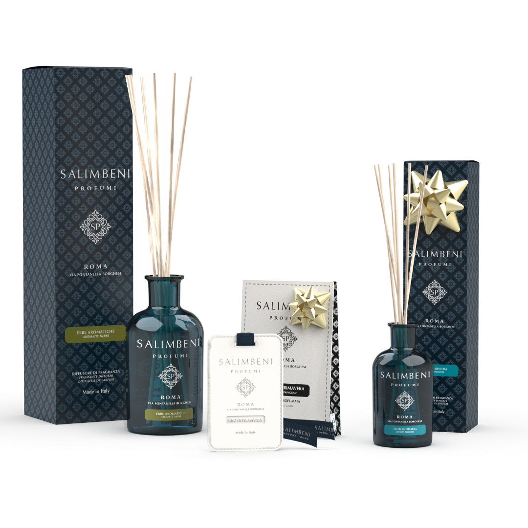 Erbe Aromatiche 250ml + Tessere Profumate per il Guardaroba (3pz.) in PROVA OMAGGIO + Fiori in Riviera 100ml in PROVA OMAGGIO