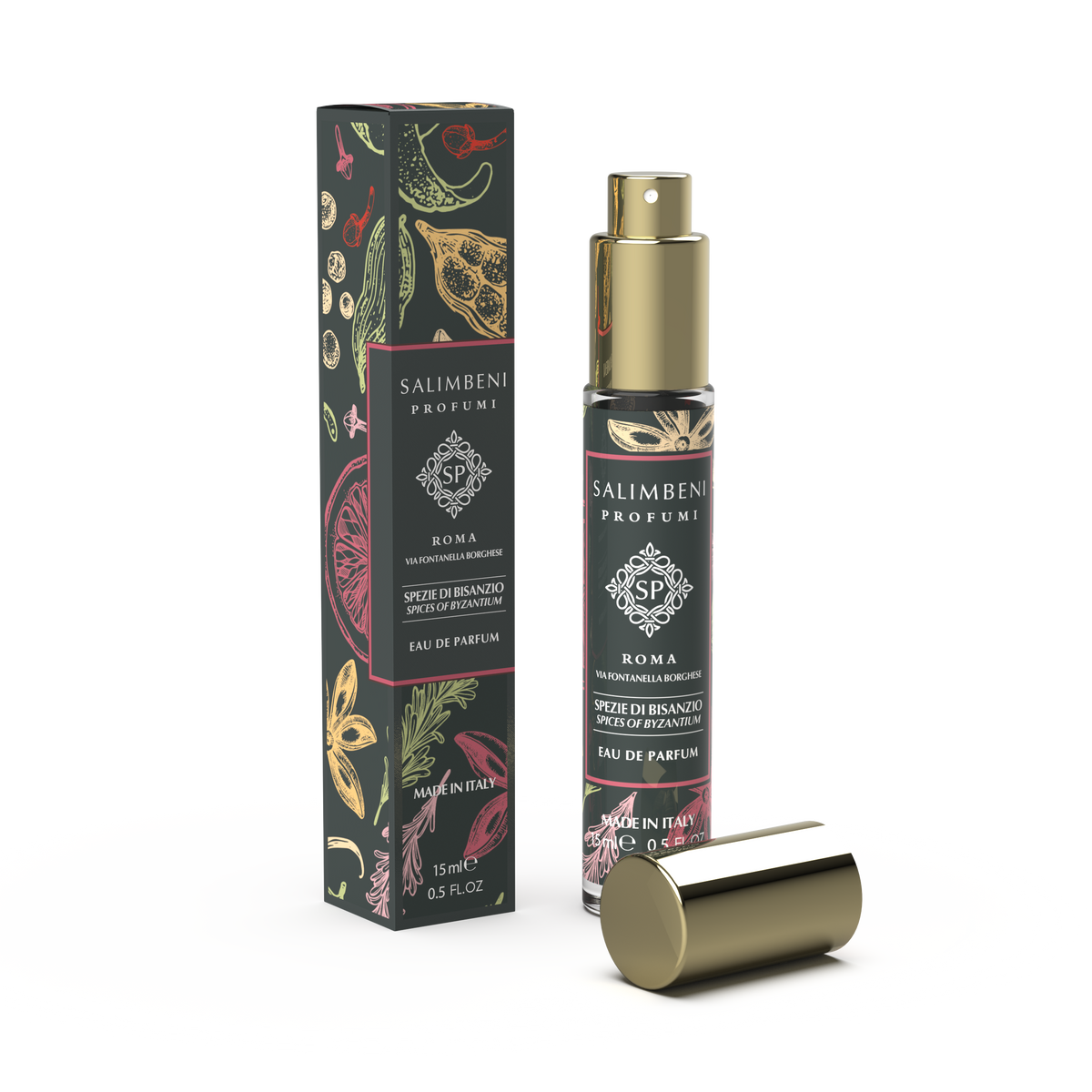 Profumo da viaggio: Eau de Parfum 15 ml - Spezie di Bisanzio