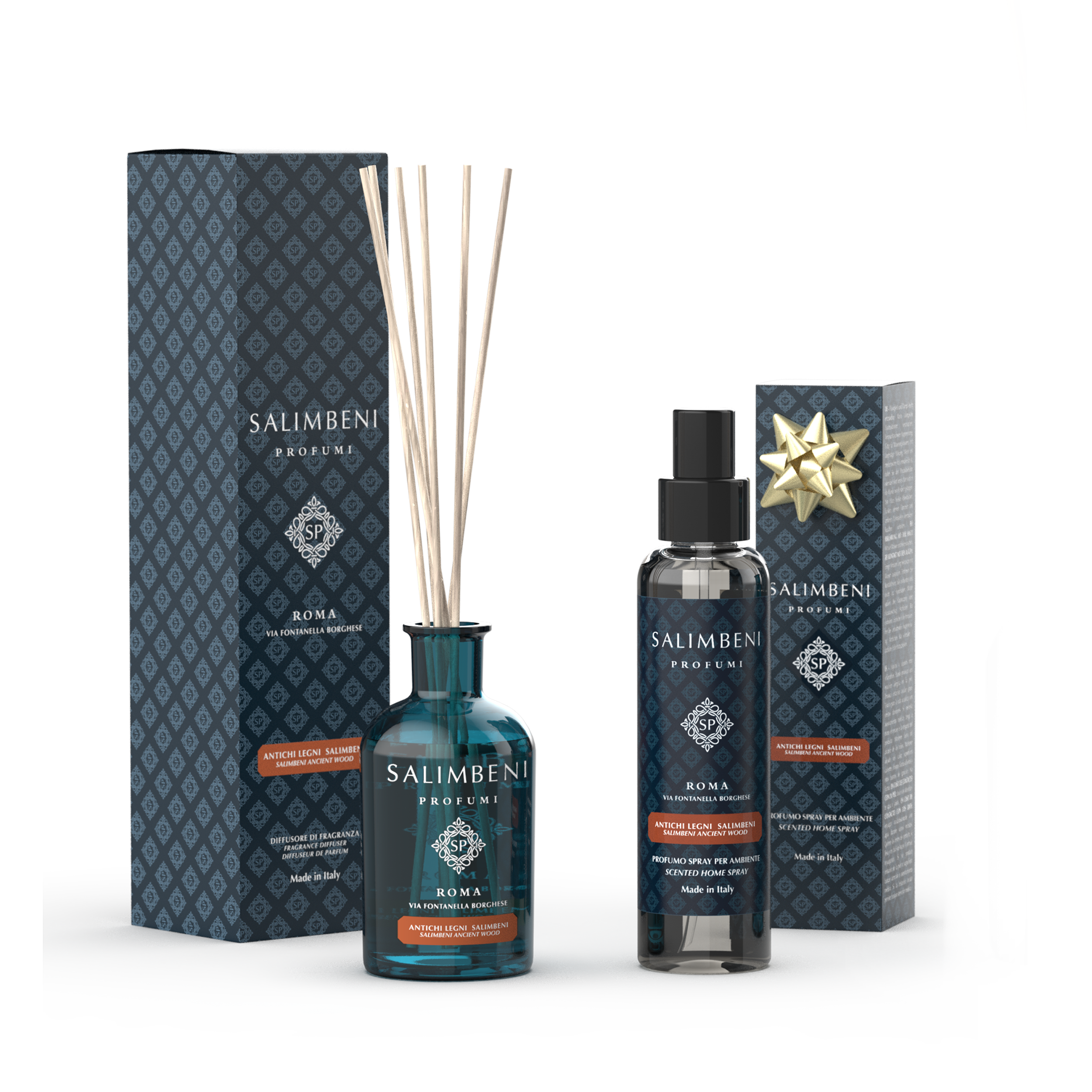 Diffusore a Bastoncini 250 ml (fragranza a scelta) + Profumo Spray per Ambienti 150 ml della stessa fragranza in PROVA OMAGGIO