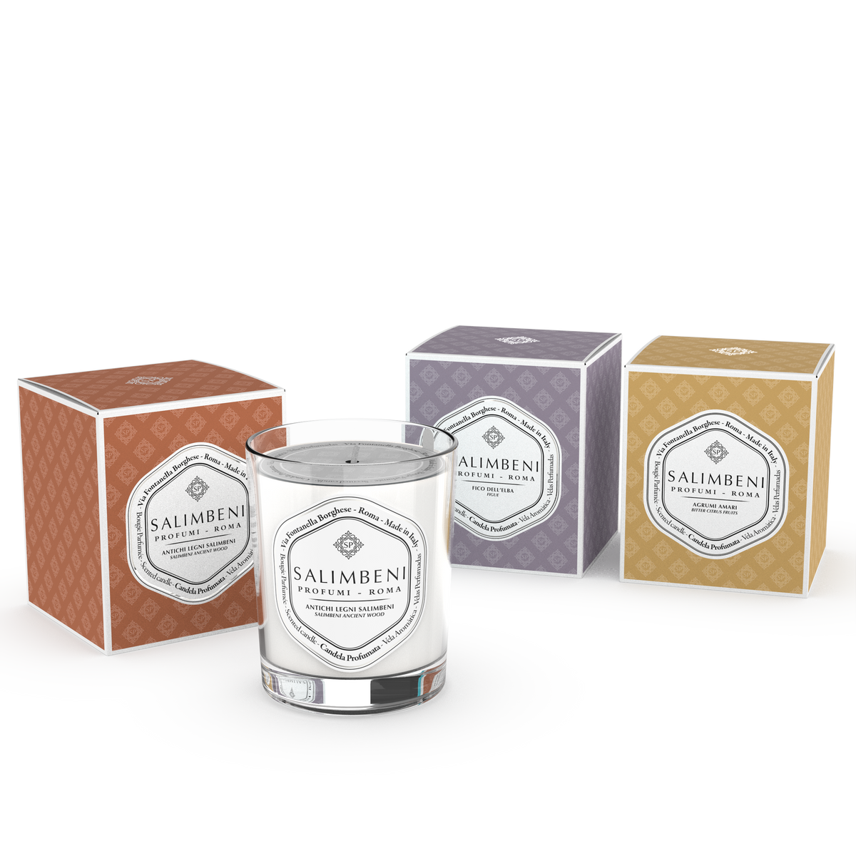 3 Candele Profumate 190 gr (fragranze miste a scelta)