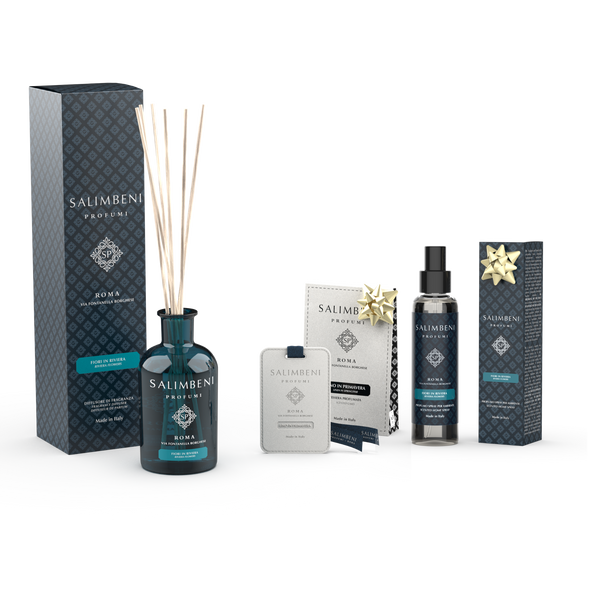 Fiori in Riviera 250ml + Tessere Profumate per il Guardaroba (3 pz.) IN PROVA OMAGGIO + Spray per Ambienti Fiori in Riviera IN PROVA OMAGGIO