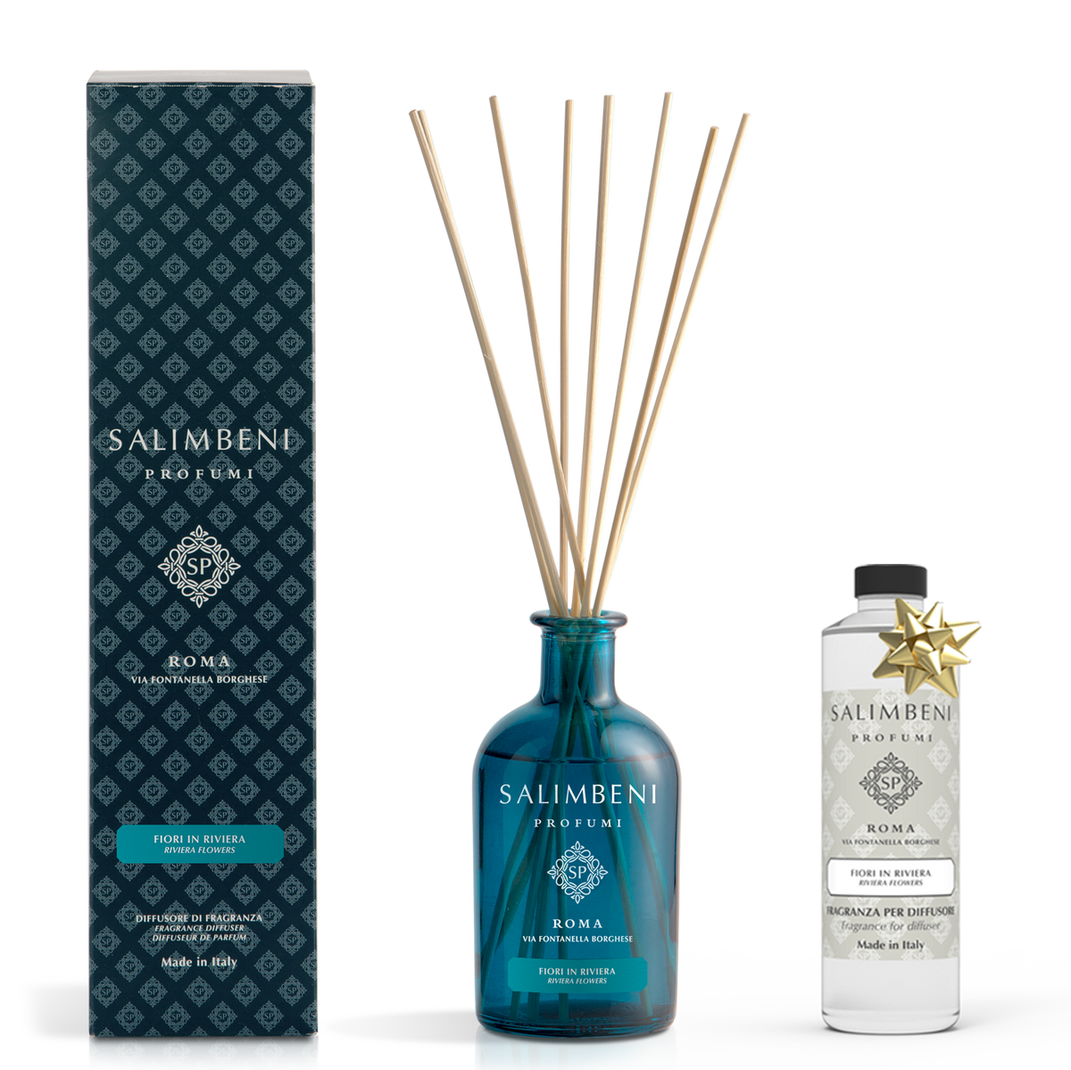 Diffusore a Bastoncini 250 ml (FRAGRANZA A SCELTA) + Ricarica Ambiente 250ml (STESSA FRAGRANZA) in PROVA OMAGGIO