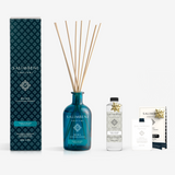 Diffusore a Bastoncini 250 ml A SCELTA + Ricarica da 250ml della stessa fragranza del Diffusore + Tessere Profumate per il Guardaroba (3pz)