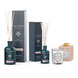 Diffusore a Bastoncini 250 ml (fragranza a scelta) + Diffusore a Bastoncini 100ml (nella stessa fragranza)+ Candela Profumata 190gr in PROVA OMAGGIO (nella stessa fragranza)