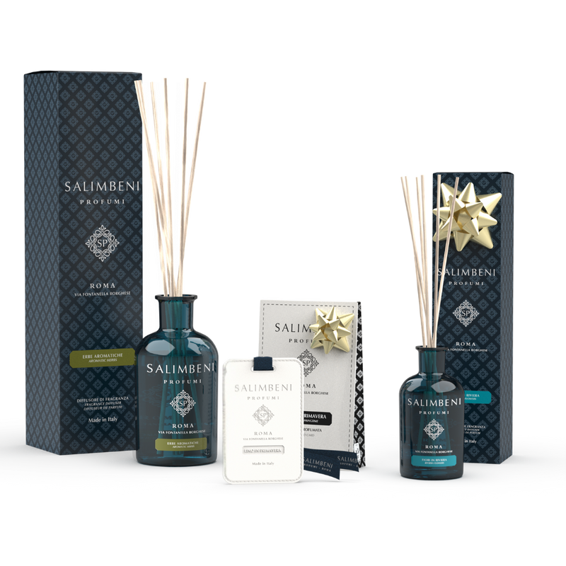 Erbe Aromatiche 250ml + Tessere Profumate per il Guardaroba (3pz.) in PROVA OMAGGIO + Fiori in Riviera 100ml in PROVA OMAGGIO