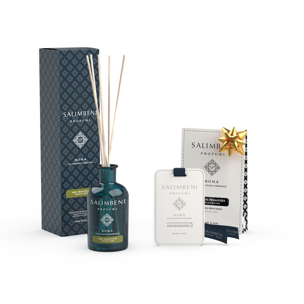 Diffusore a Bastoncini 100 ml (FRAGRANZA A SCELTA) + Tessere Profumate per il Guardaroba (3pz.) in PROVA OMAGGIO