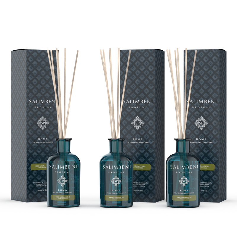 3 Diffusori a Bastoncini da 250 ml (FRAGRANZA A SCELTA)