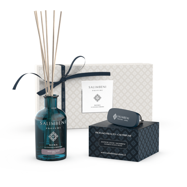 Confezione Regalo: Fico dell'Elba 250 ml + Profumatore auto blu Fico dell'Elba