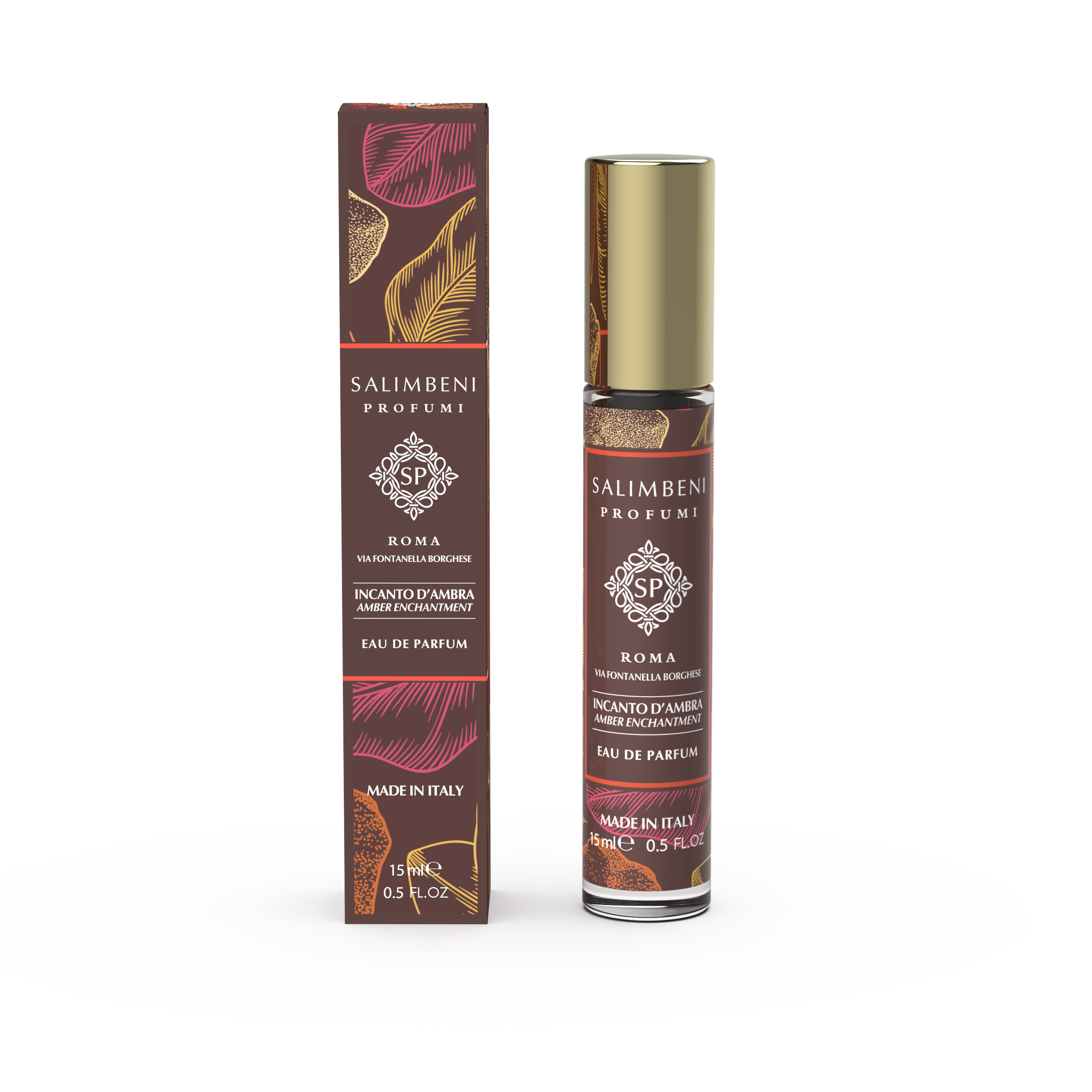 Profumo da viaggio: Eau de Parfum 15 ml - Incanto d'Ambra