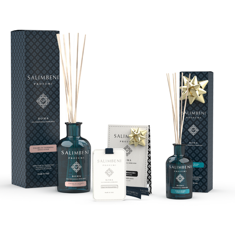 Zagara di Taormina 250ml + Tessere Profumate per il Guardaroba (3pz.) in PROVA OMAGGIO + Fiori in Riviera 100ml in PROVA OMAGGIO
