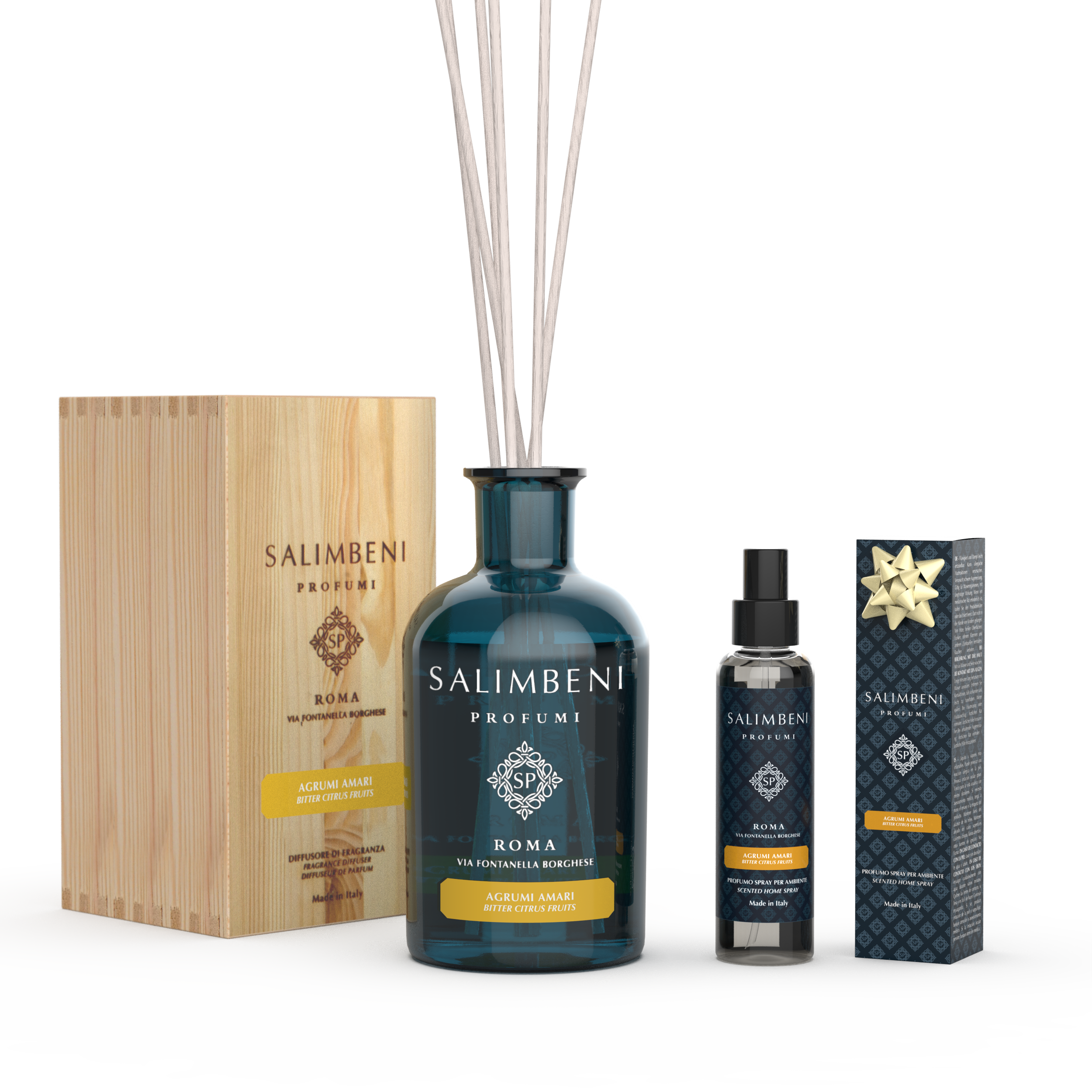 Diffusore a Bastoncini 1000ml A SCELTA + Profumo Spray per Ambiente in PROVA OMAGGIO