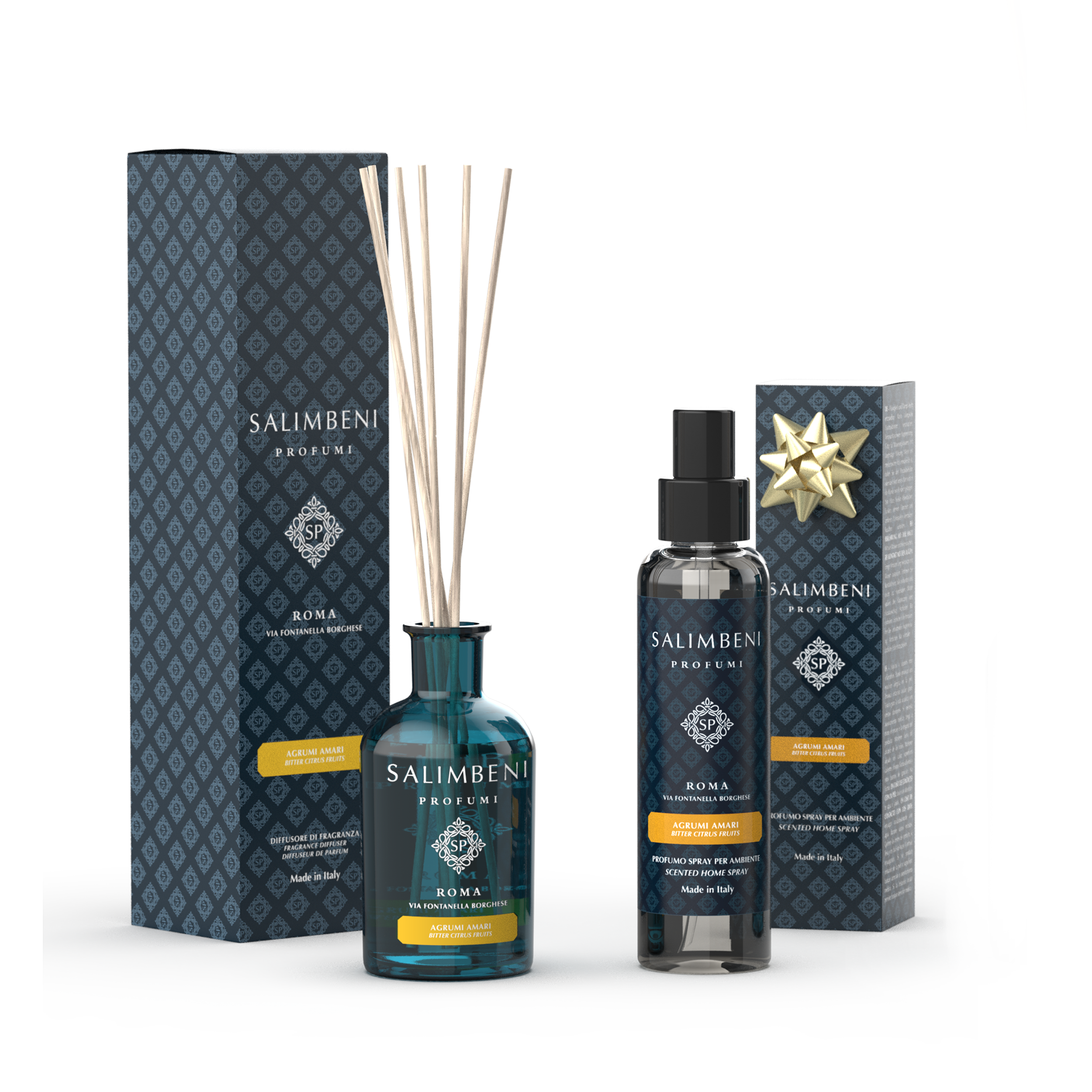 Diffusore a Bastoncini 250 ml (fragranza a scelta) + Profumo Spray per Ambienti 150 ml della stessa fragranza in PROVA OMAGGIO