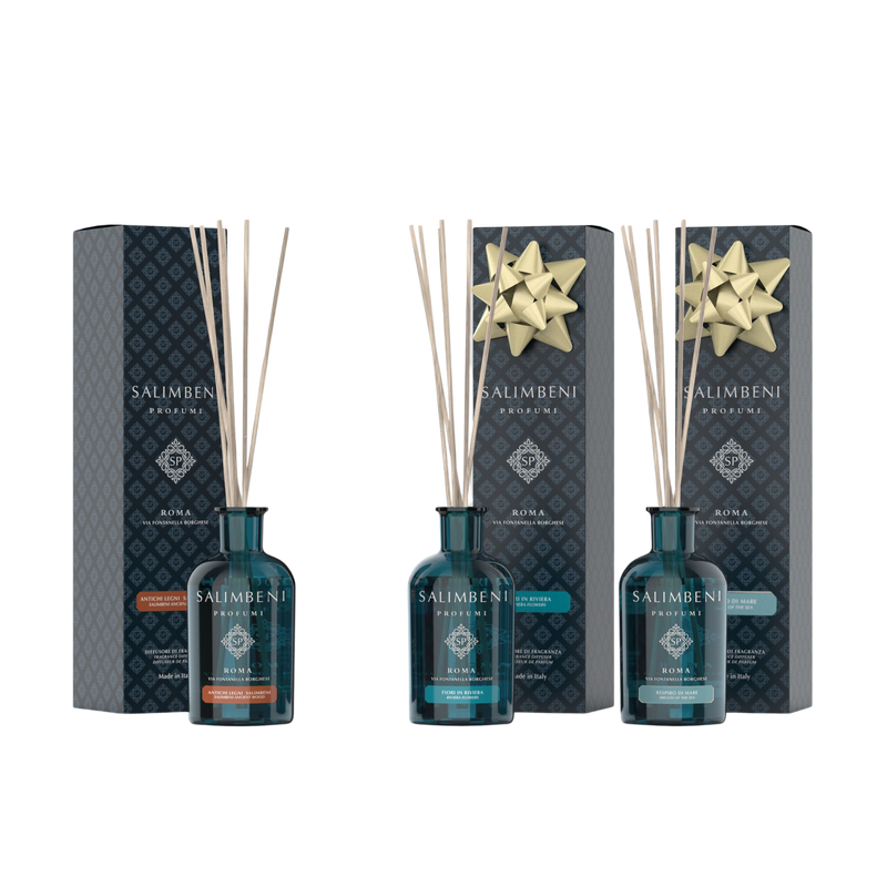 Antichi Legni Salimbeni 100 ml + Fiori in Riviera 100 ml in PROVA OMAGGIO + Respiro di Mare in PROVA OMAGGIO