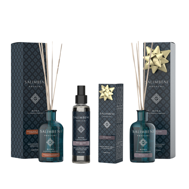 Antichi Legni Salimbeni 250ml + Spray Ambienti Fico dell'Elba 150ml in PROVA OMAGGIO+ Fico dell'Elba 100ml in PROVA OMAGGIO