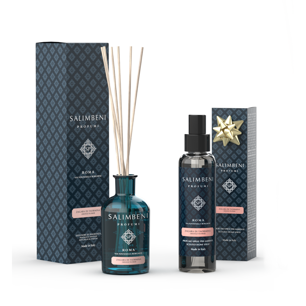 Diffusore a Bastoncini 250 ml (fragranza a scelta) + Profumo Spray per Ambienti 150 ml della stessa fragranza in PROVA OMAGGIO