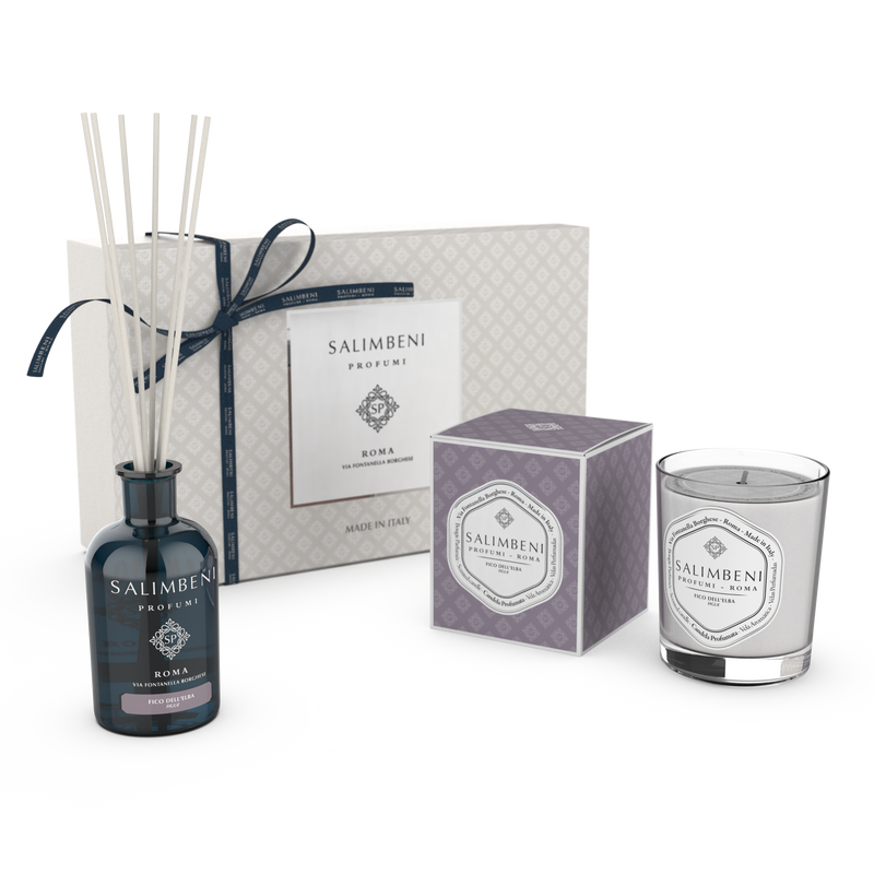 Confezione Regalo A SCELTA (Diffusore a Bastoncini da 100 ml + Candela Profumata 190 gr)