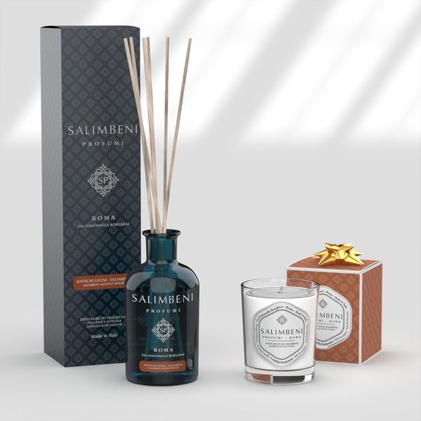 Antichi Legni Salimbeni 250 ml + Candela Antichi Legni Salimbeni in PROVA OMAGGIO